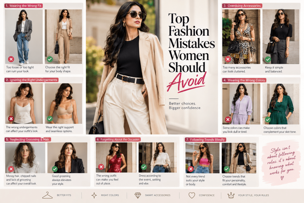 Top Fashion Mistakes Women Should Avoid 